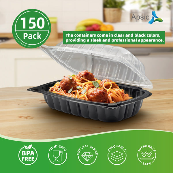 PP Vented Hinged Container 9x6