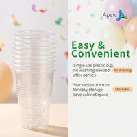 APSIC 9 oz PP Ripple Insulated Cups, 2500 Count (PPC-09)
