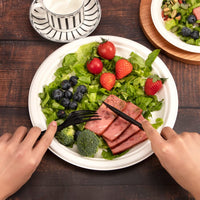 APSIC Black Heavy Duty Disposable Plastic Fork - Food Service & Takeout Ready - 1000 Count