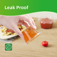 APSIC Clear Lid for 1.5 / 2 / 2.5 oz Portion Cup - Universal Fit & Durable - 2500 PCS