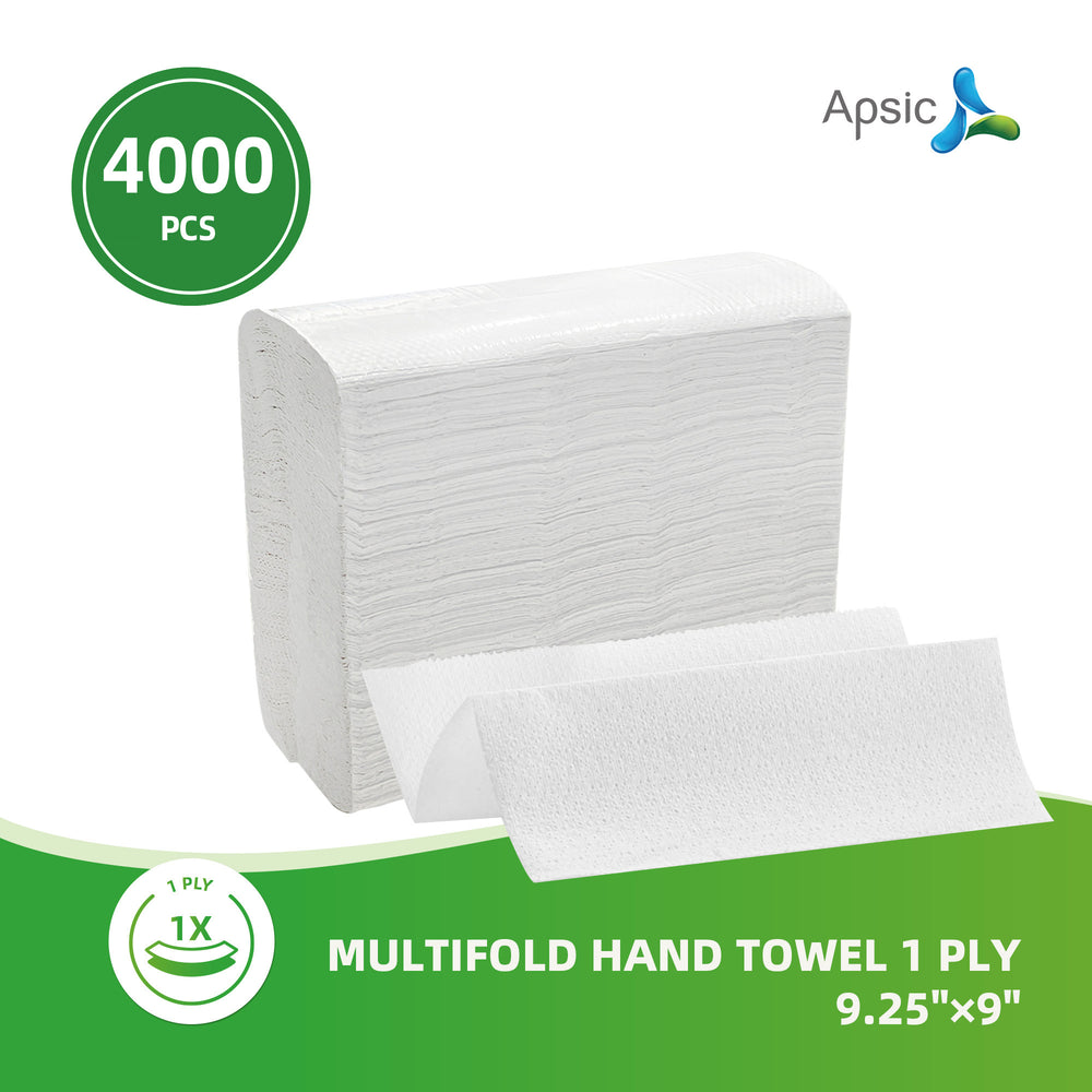 APSIC 1-Ply Multifold Hand Towel 9.25