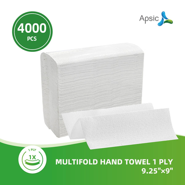 APSIC 1-Ply Multifold Hand Towel 9.25