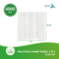 APSIC 1-Ply Multifold Hand Towel 9.25