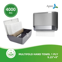 APSIC 1-Ply Multifold Hand Towel 9.25