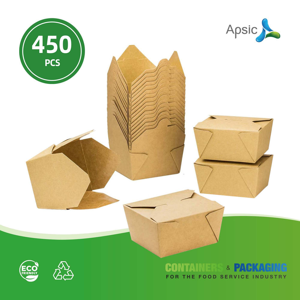 APSIC #1 Kraft Take-Out Box 5