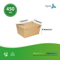APSIC #1 Kraft Take-Out Box 5