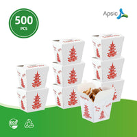 APSIC 8 oz Paper Food Pail 2.8