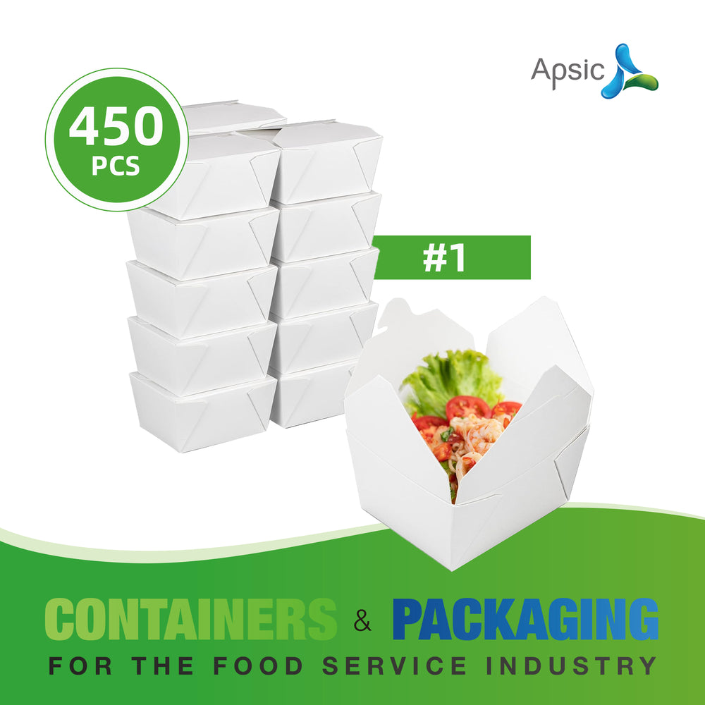 APSIC #1 White Paper Take-Out Box 5