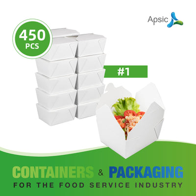 APSIC #1 White Paper Take-Out Box 5