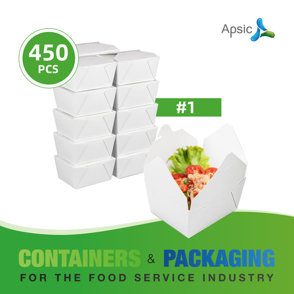 APSIC #1 White Paper Take-Out Box 5