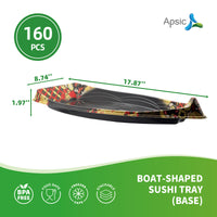 APSIC Boat-Shaped Sushi Tray (Base)