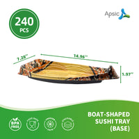 APSIC Boat-Shaped Sushi Tray (Base)