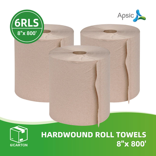 APSIC Hardwound Roll Towels 8