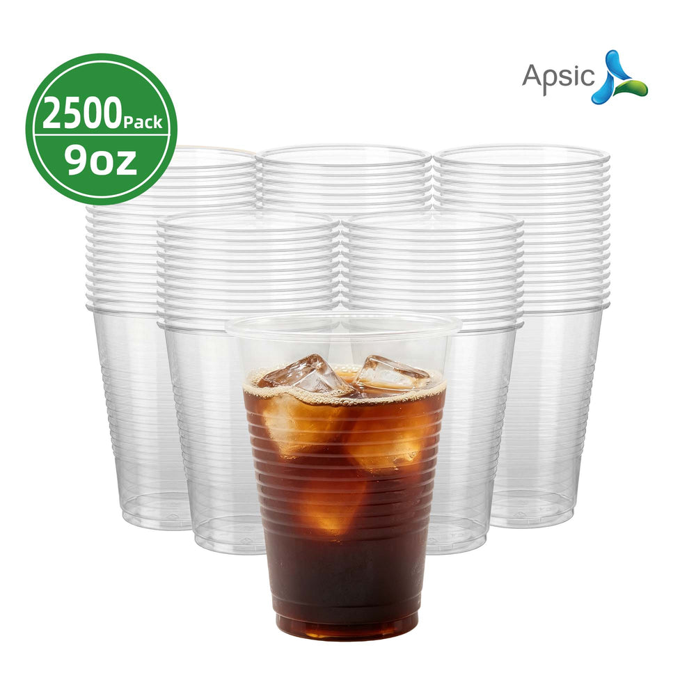 APSIC 9 oz PP Ripple Insulated Cups, 2500 Count (PPC-09)