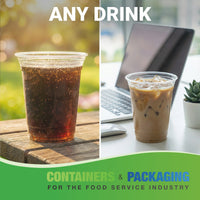 APSIC 12 oz PET Cold Cup, Clear 92mm — 1000/Case