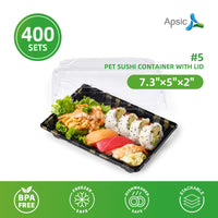 APSIC #5 Pet Sushi Container With Lid 7.3
