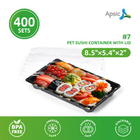 APSIC #7 Pet Sushi Container With Lid 8.5
