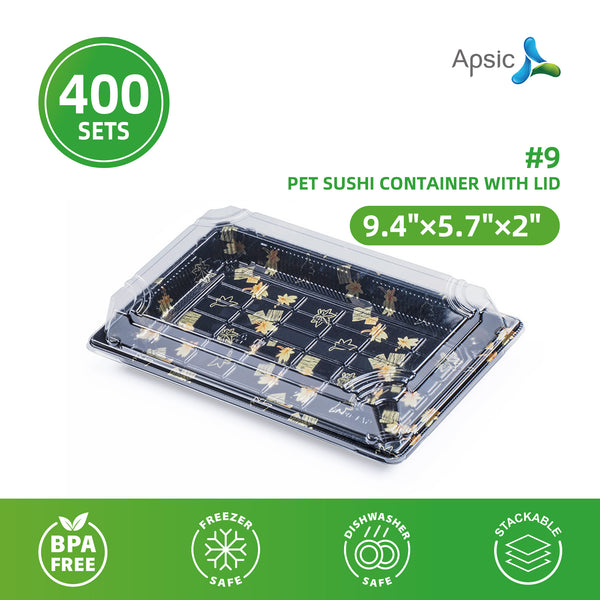 APSIC #9 Pet Sushi Container With Lid 9.4