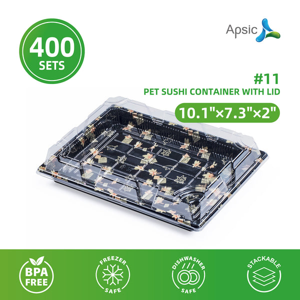 APSIC #11 Pet Sushi Container With Lid 10.1